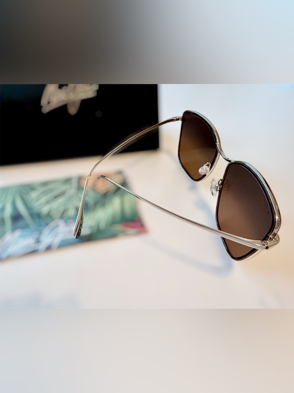 🆕 Maui Jim “Tiger Lily” Tortoiseshell Brown Polarized Lenses Sunglasses - Picture 3 of 10
